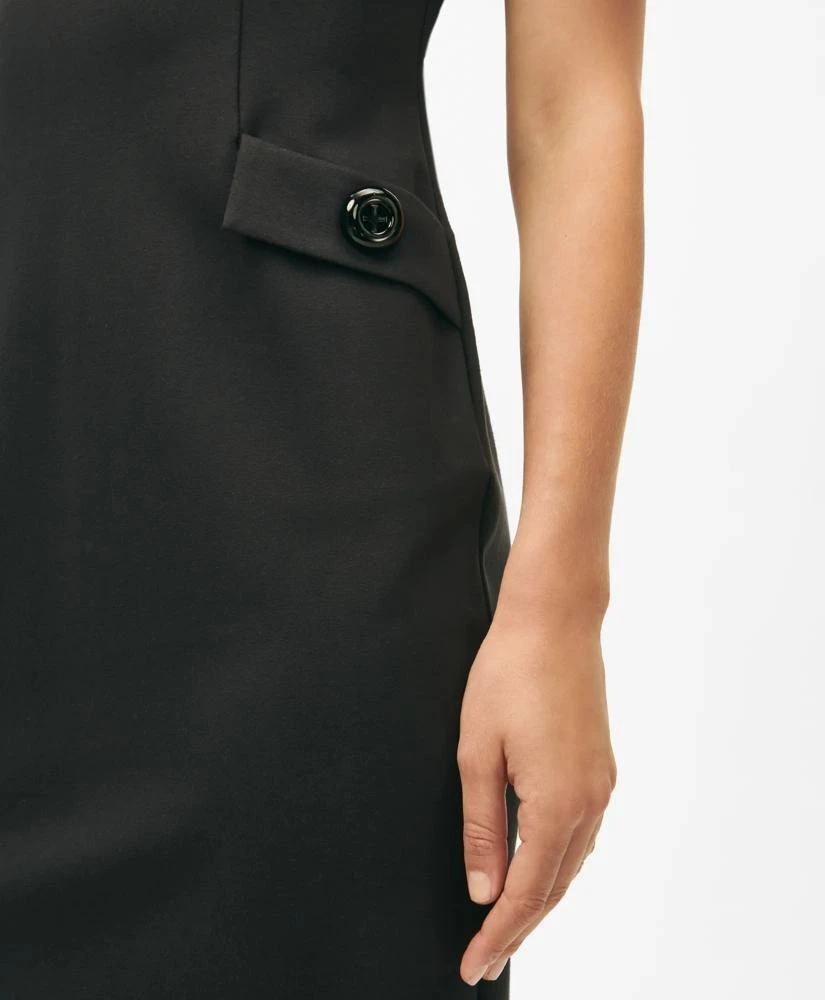 Brooks Brothers Short Sleeve Hip-Pocket Ponte Dress 3