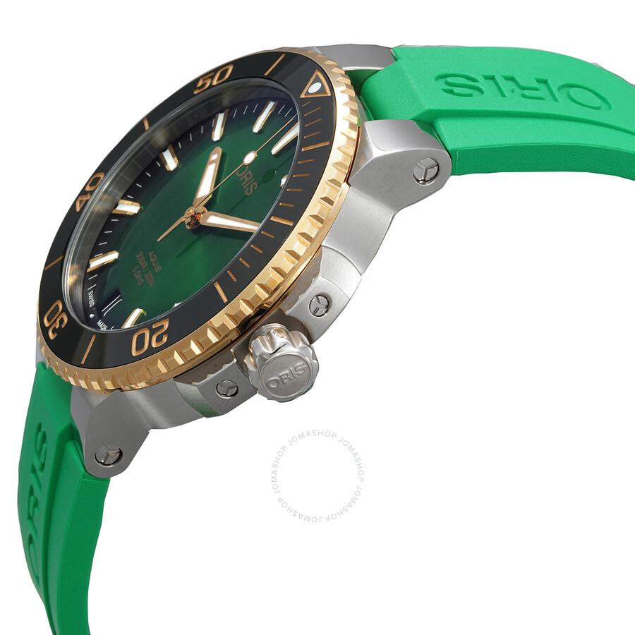 Oris Aquis Automatic Green Dial Men's Watch 01 400 7769 6357-07 4 22 77FC