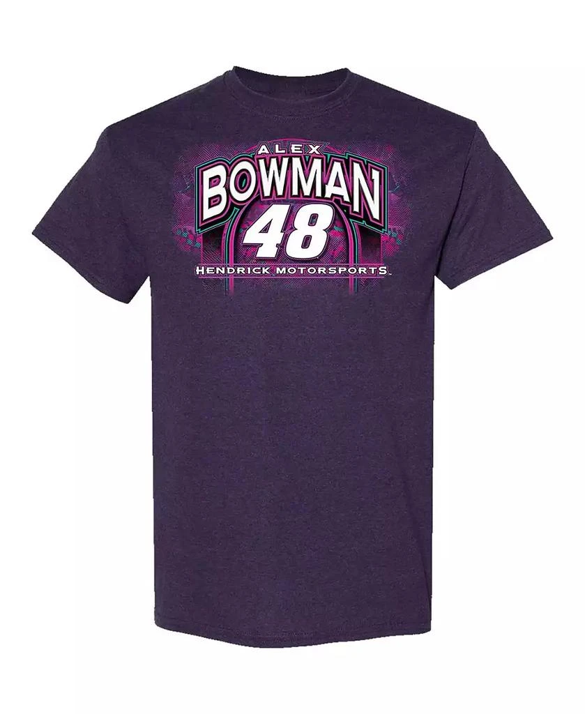 Hendrick Motorsports Team Collection Men's Purple Alex Bowman Car T-shirt 3