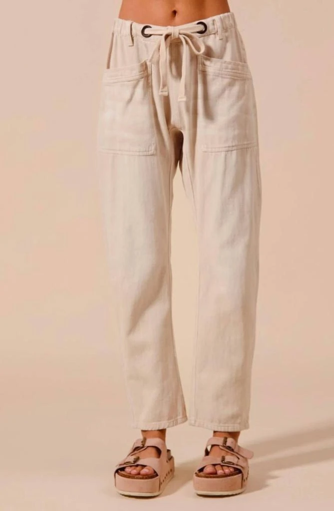 So Me So Me - Vintage Washed Slim Barrel Pant