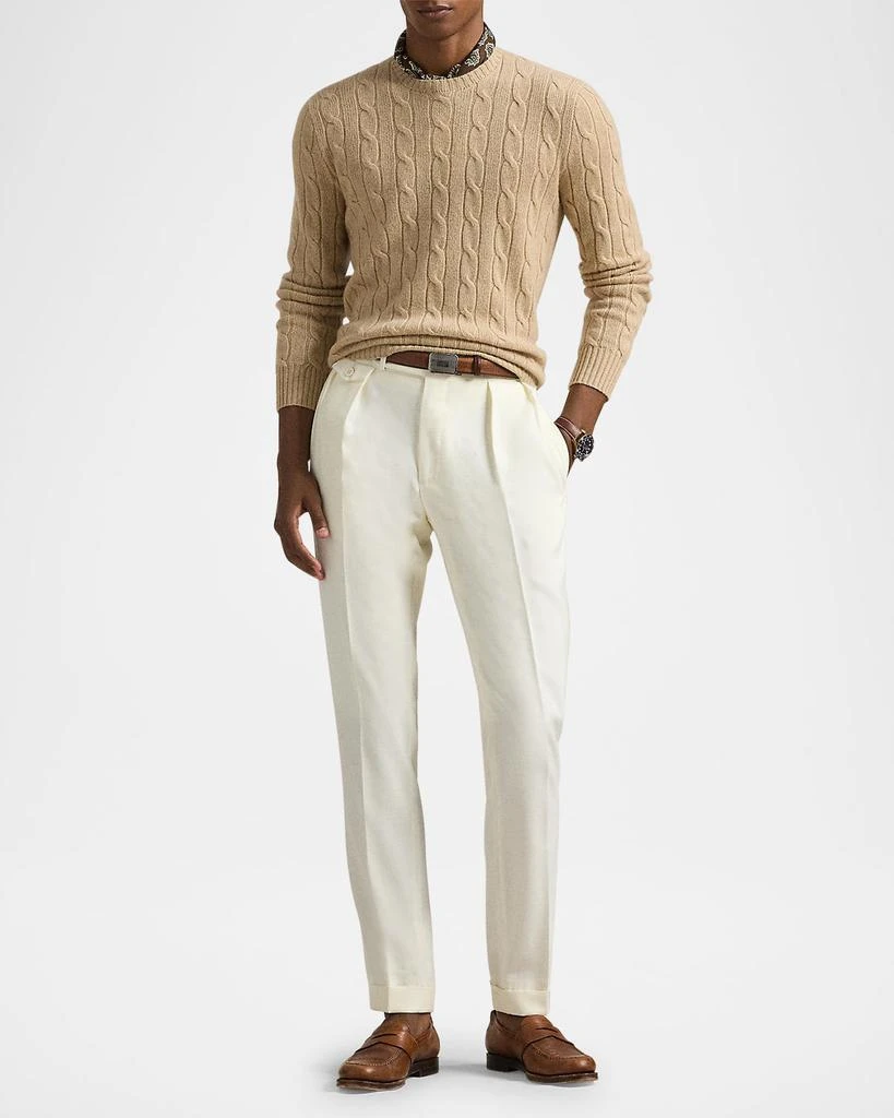 Ralph Lauren Men's The Iconic Cable-Knit Cashmere Sweater 2