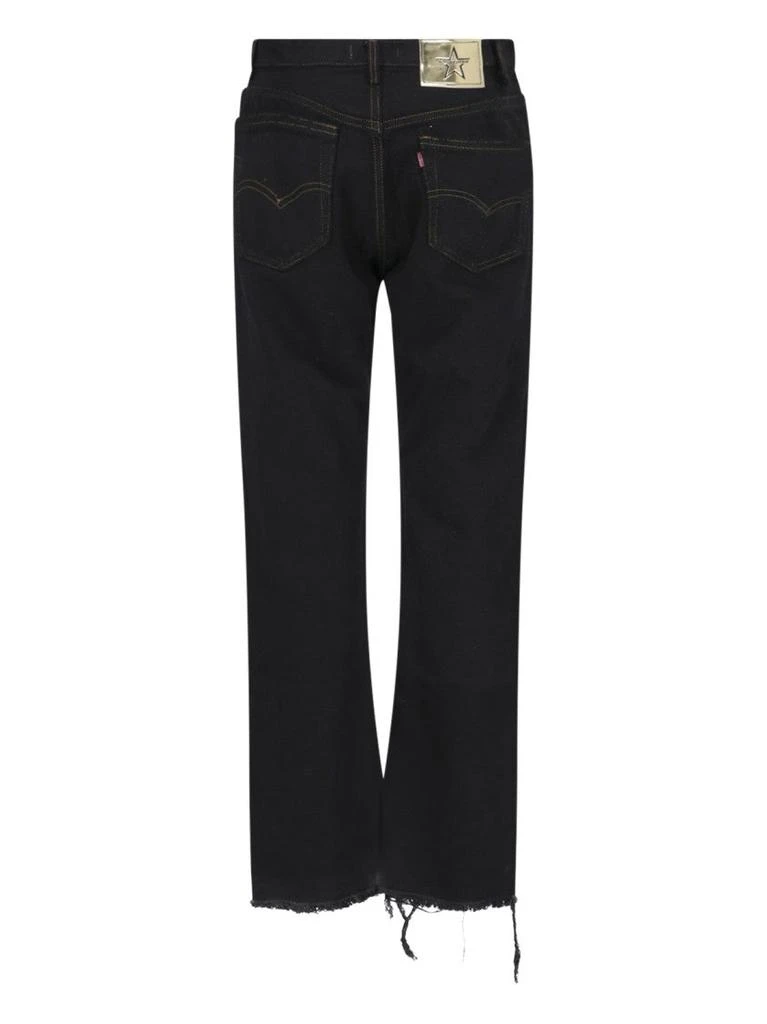 Rossano Prini Straight Jeans In Black Denim 2