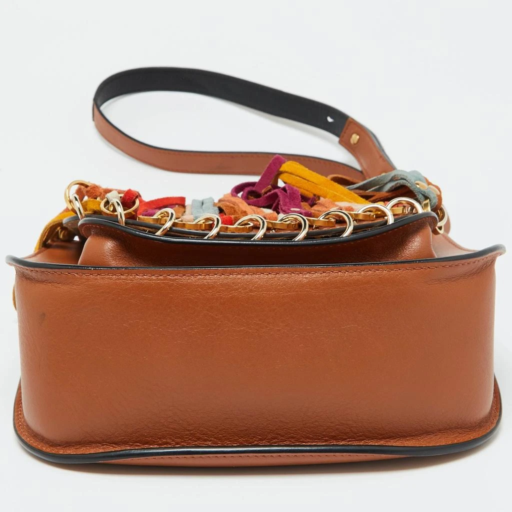 Chloé Brown Leather Small Hudson Fringe Shoulder Bag 6