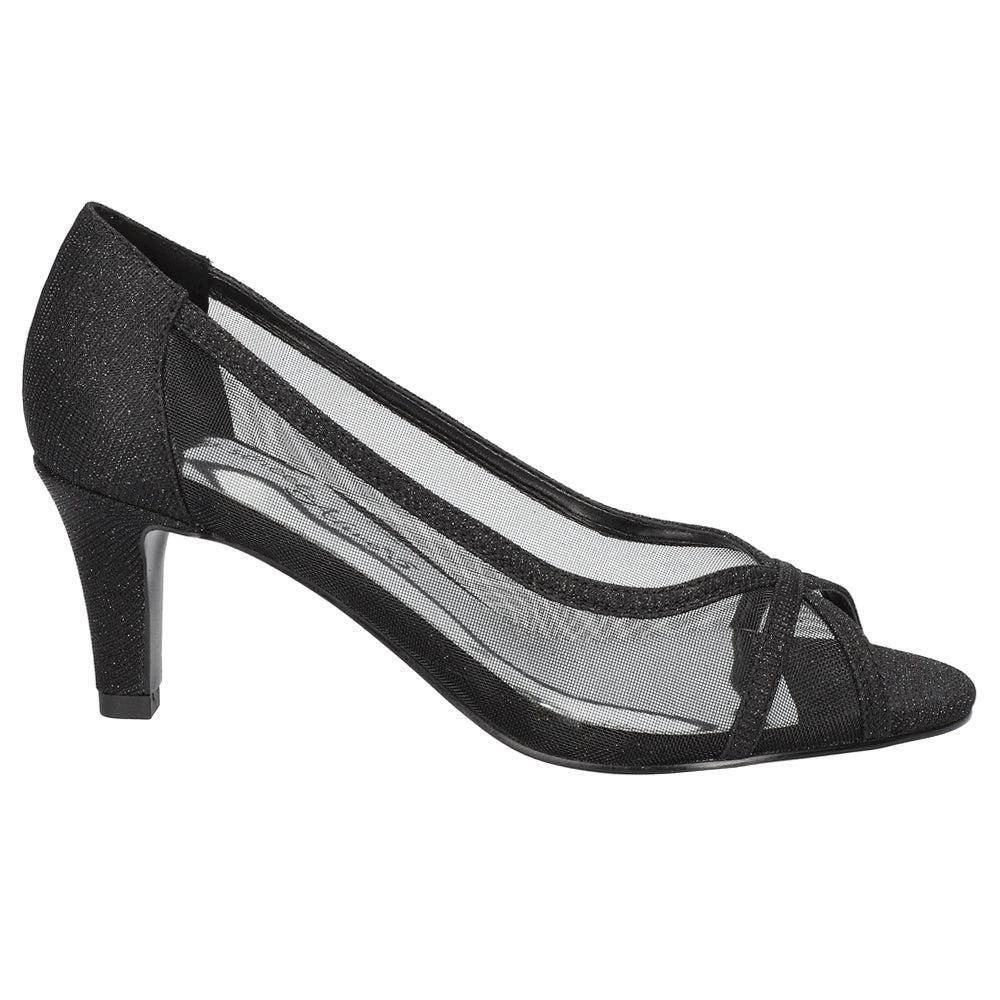 Easy Street Picaboo Peep Toe Evening Pumps