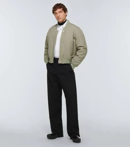 Jil Sander Wool gabardine bomber jacket 2