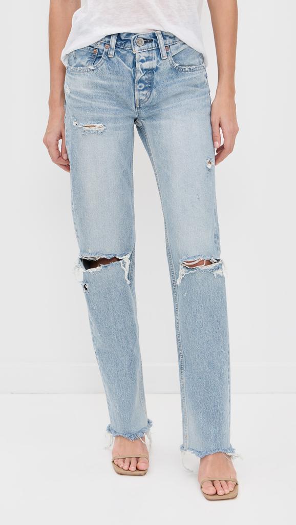 MOUSSY VINTAGE Odessa Straight Low Jeans