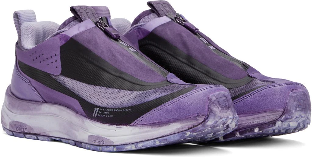 11 by Boris Bidjan Saberi Purple Salomon Edition Bamba 2 Low V2 Sneakers 4