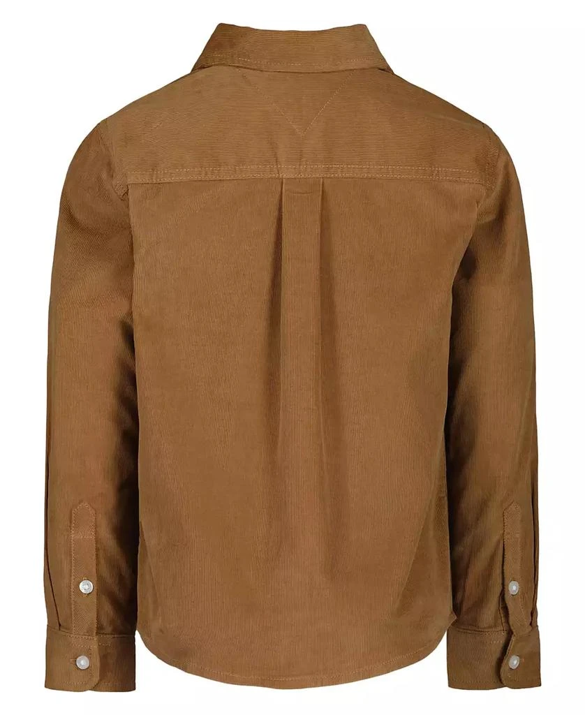 Tommy Hilfiger Boys 2T-7 Solid Corduroy Long Sleeve Woven 2