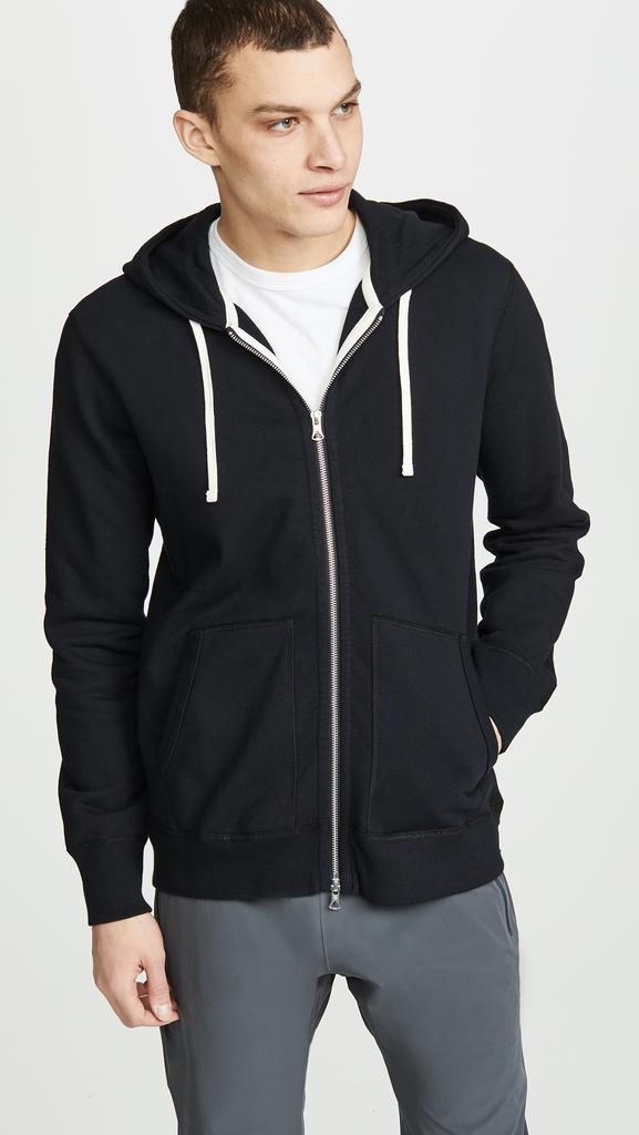 REIGNING CHAMP Midweight Terry Slim Zip Hoodie