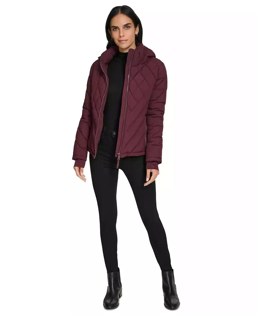 Calvin Klein Womens Side-Panel Hooded Packable Puffer Coat, Created for Macys 7