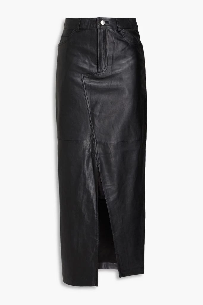 MUUBAA Leather maxi skirt 1