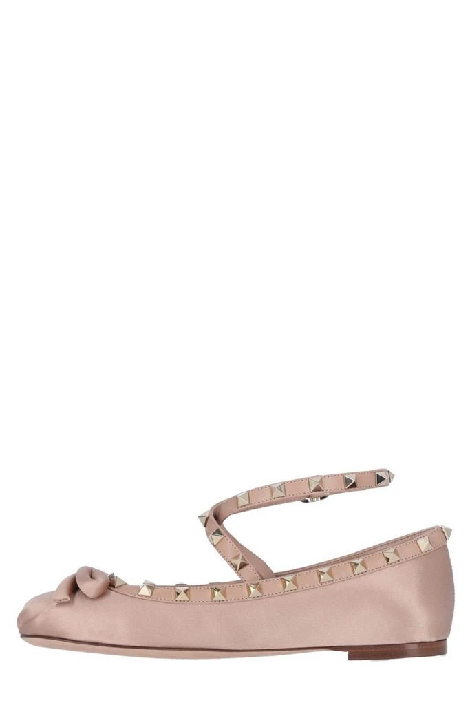 Valentino Valentino Garavani Rockstud Bow Detailed Ballerina Shoes 4