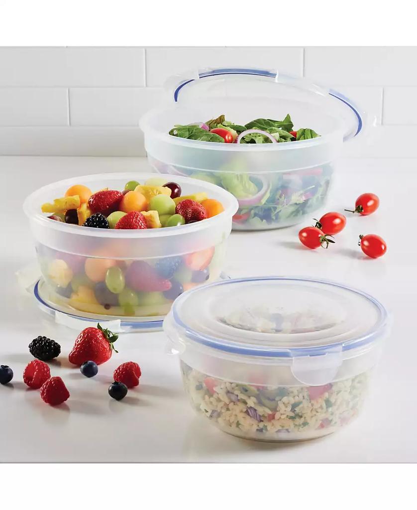 Lock & Lock Easy Essentials 6-Pc. Nested Bowl Food Storage Set