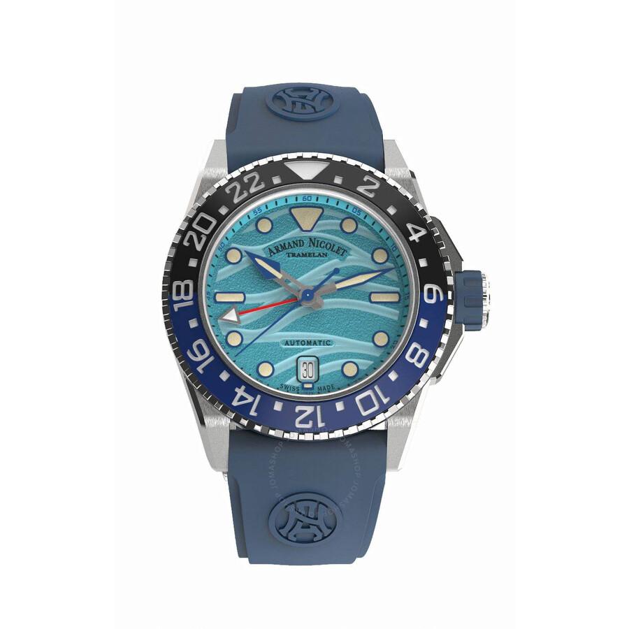 Armand Nicolet JSH GMT Automatic Men's Watch A487RGU-TF-GG2710U