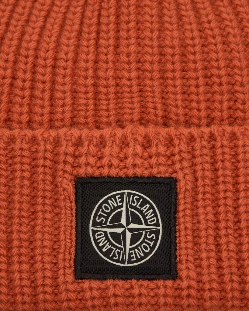 Stone Island Wool Beanie Orange 4