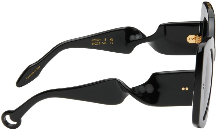 JW Anderson SSENSE Exclusive Black Twister Sunglasses 2
