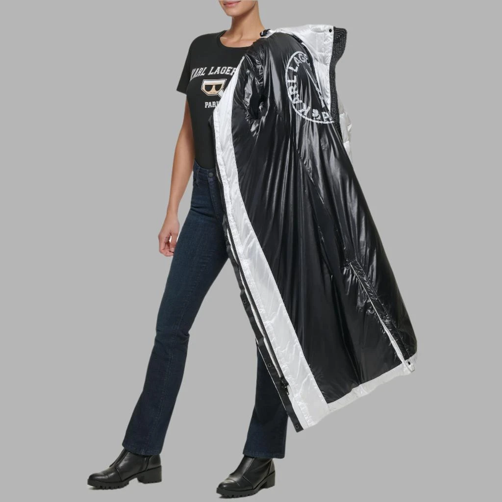 Karl Lagerfeld Paris CONTRAST MAXI BELTED PUFFER 7