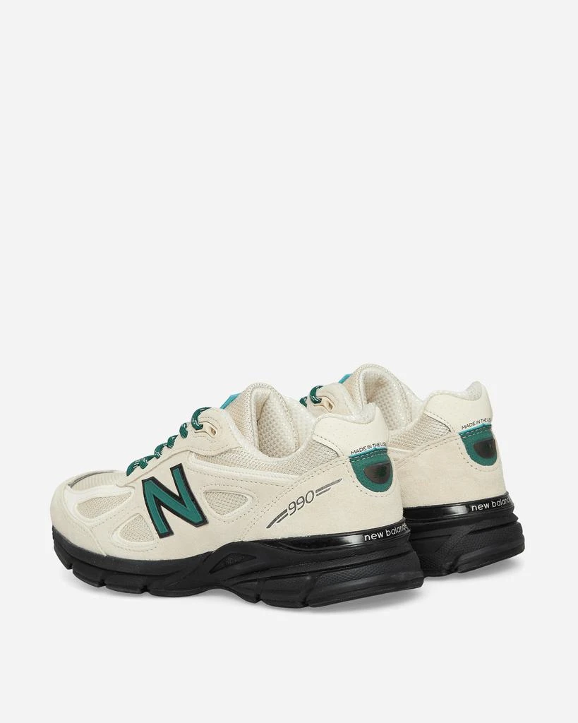 New Balance Made in USA 990v4 Sneakers Macadamia Nut / Black 4