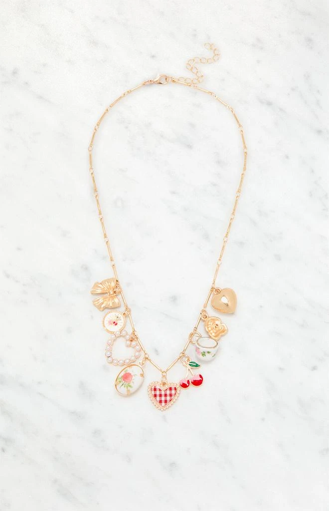 LA Hearts Naomi Charm Necklace 1