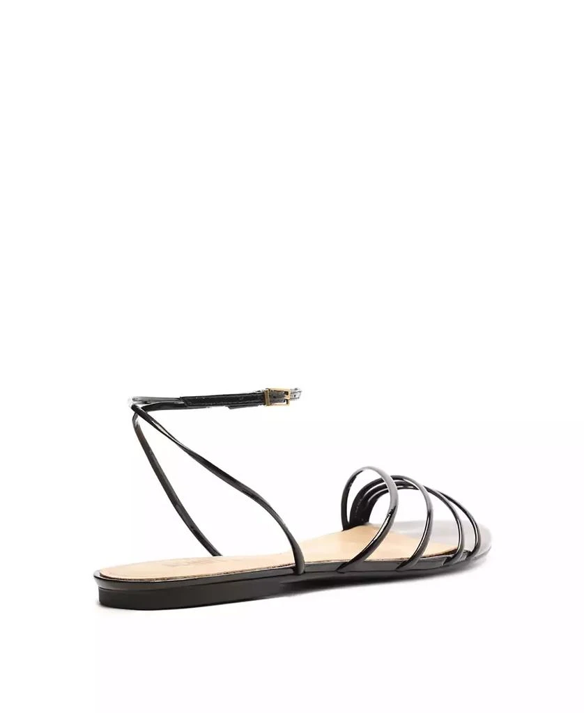 Schutz Women's Inez3 Round Toe Flat Sandals 6