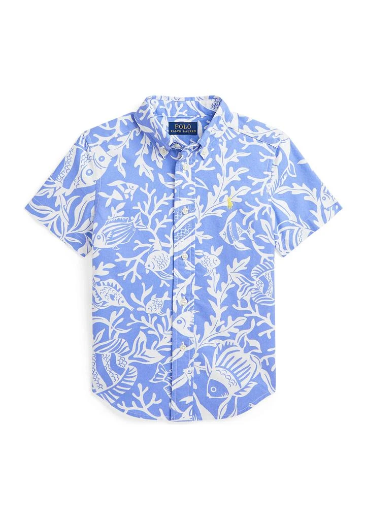 Ralph Lauren Boys 2-7 Short Sleeve Oxford Shirt