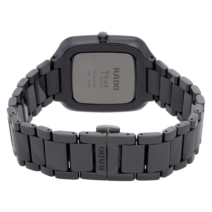 Rado True Square Thinline Quartz Black Dial Unisex Watch R27054162 3