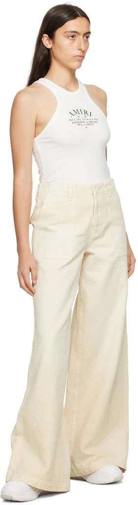 AMIRI Off-White Four-Pocket Jeans 4