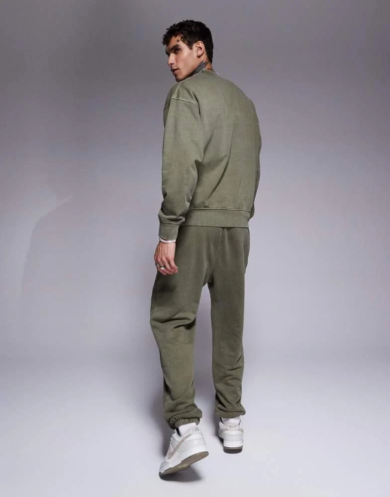 NICCE Nicce co-ord washed jogger in khaki 3