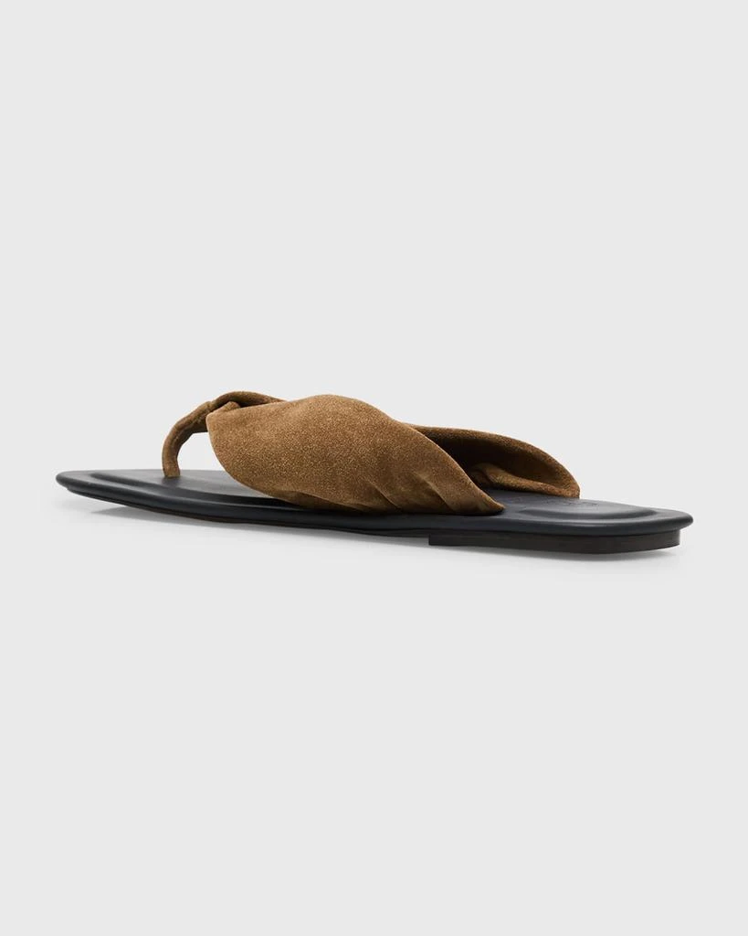 Brunello Cucinelli Suede Thong Sandals 4