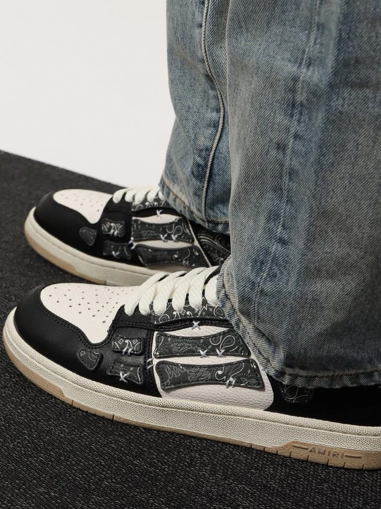 AMIRI Bandana Skel Top Low leather low-top sneakers 2