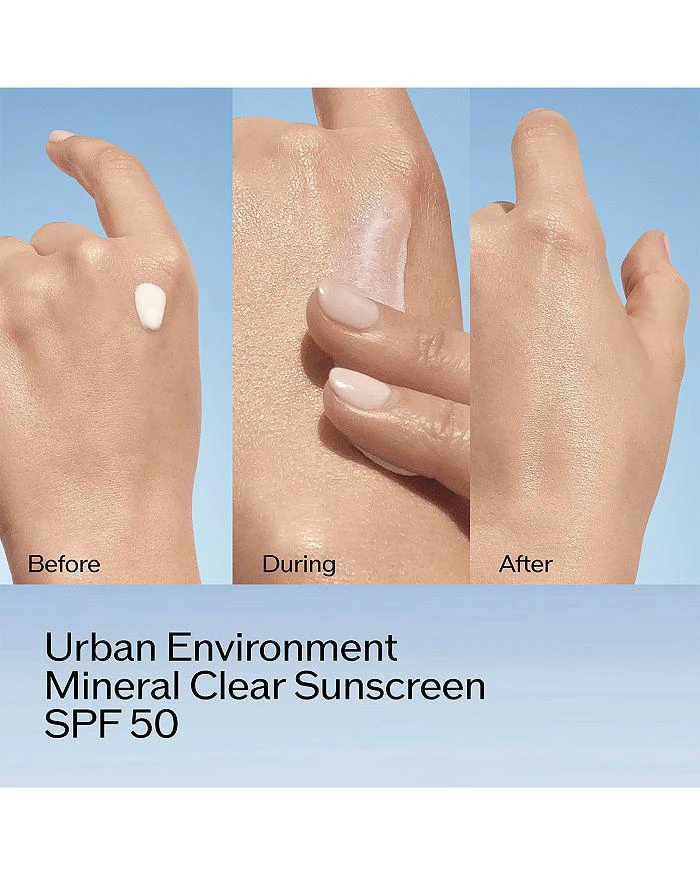 Shiseido Urban Environment Mineral Clear Sunscreen SPF 50 100% Mineral Sunscreen for Face 1 oz. 6