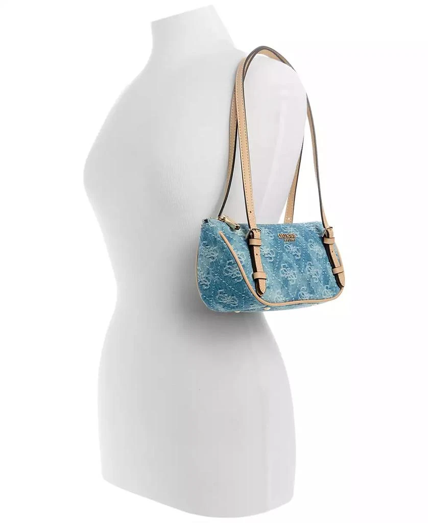 GUESS Cerelia Small Denim Shoulder Satchel 2