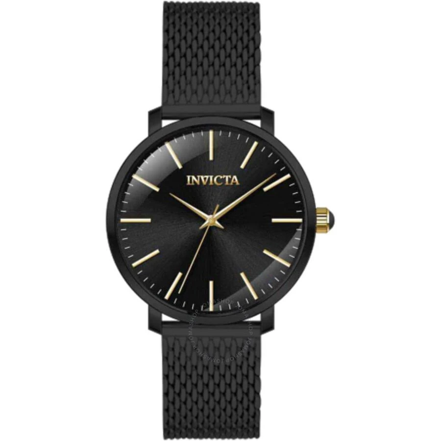 Invicta Angel Quartz Black Dial Ladies Watch 45149 1