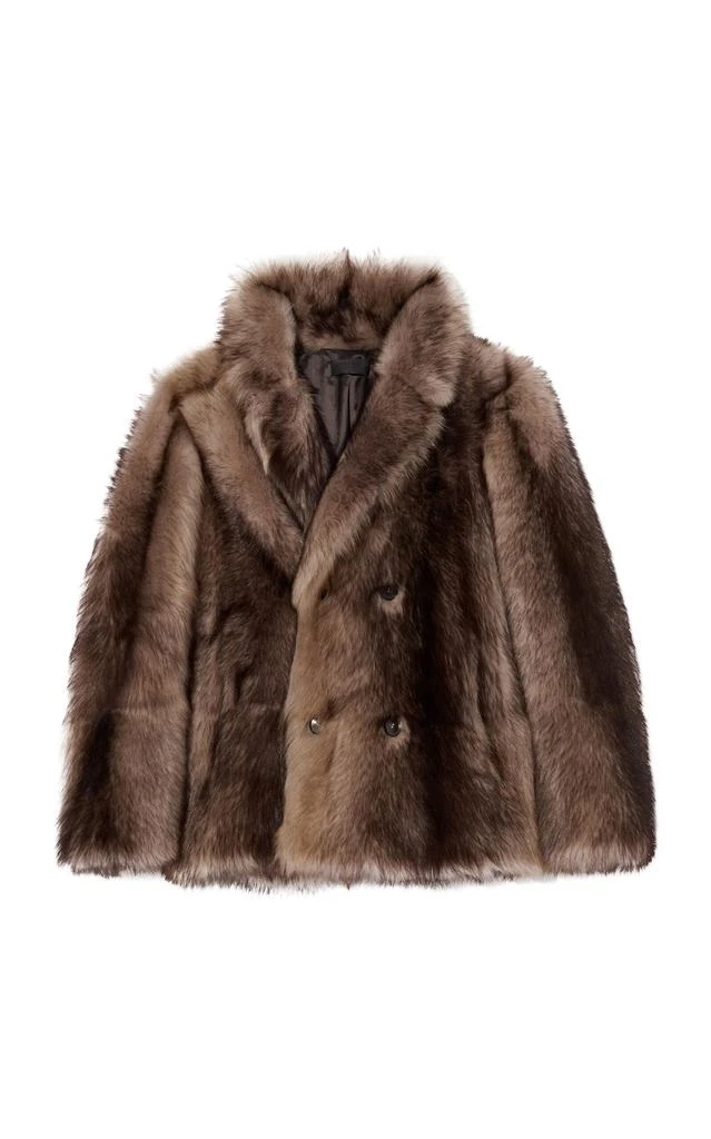 Nili Lotan NILI LOTAN - Capucine Fur Jacket - Brown - S - Moda Operandi 1