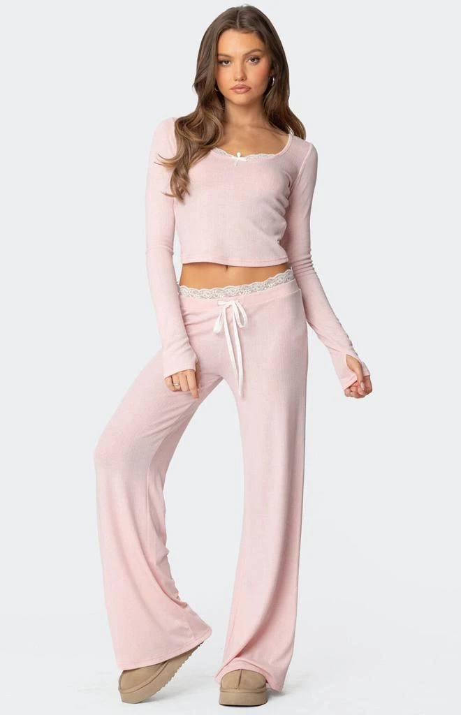 Edikted Peekaboo Lace Pants 1