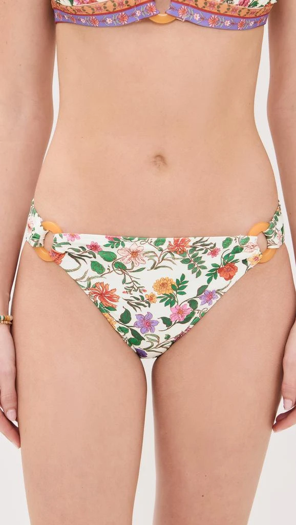 Shoshanna Toulouse Floral Ring Classic Bikini Bottoms 1