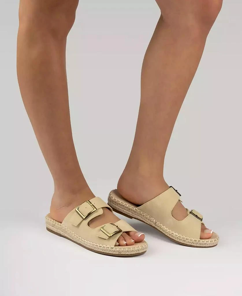 Journee Collection Women's Tresah Double Strap Espadrille Sandals 6