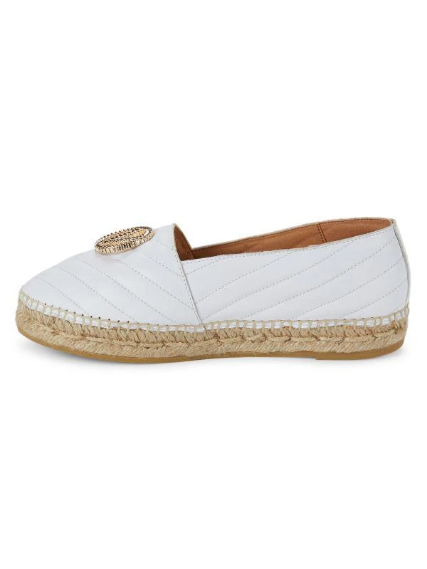 Mario Valentino Guendalina Quilted Leather Espadrille Loafers 4