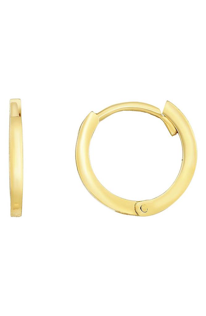 KARAT RUSH 14K Yellow Gold Huggie Hoop Earrings