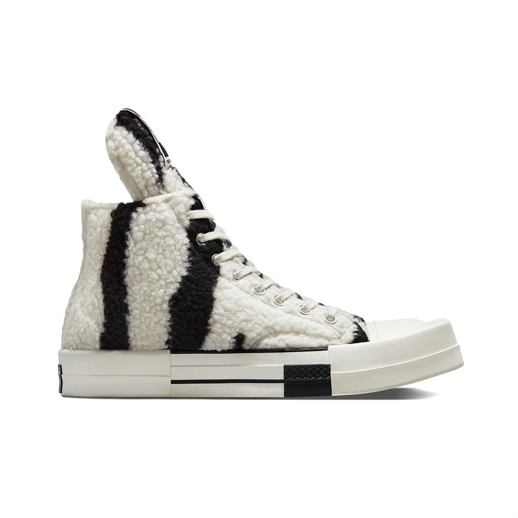 Rick Owens Turbodrk Hi Sneakers (Pearl/Black) 1