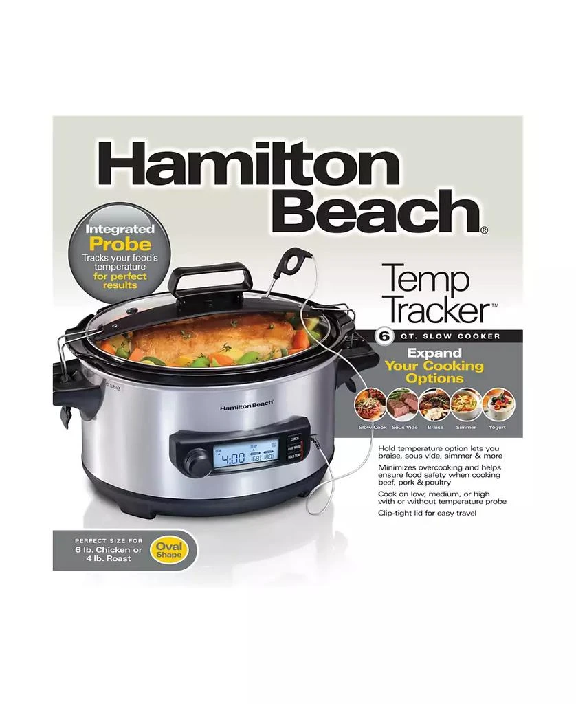 Hamilton Beach Temp Tracker 6 Qt. Slow Cooker - 33867 10