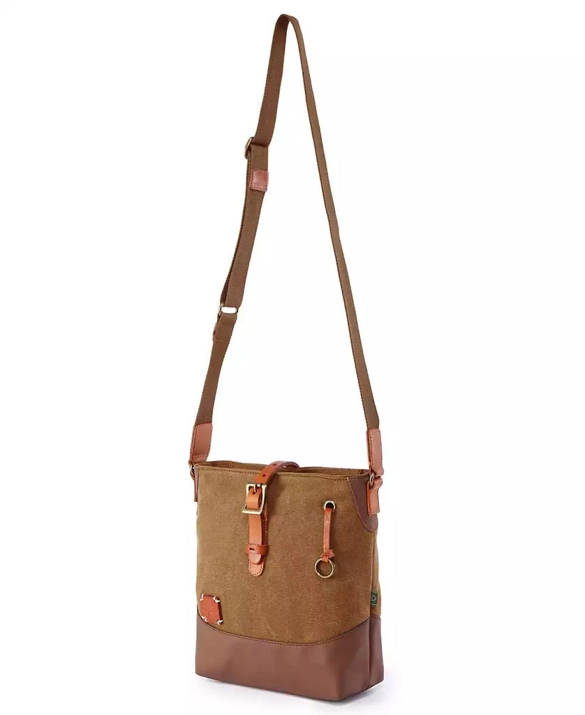 TSD BRAND Redwood Canvas Crossbody Bag 7