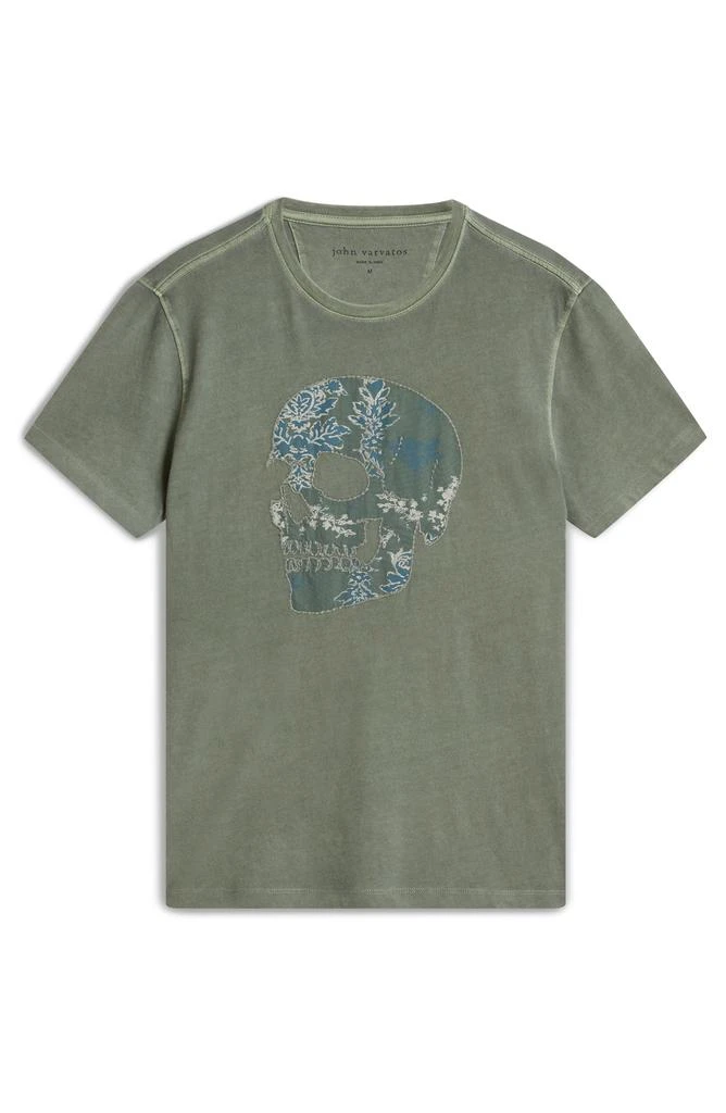 John Varvatos Skull Appliqué T-Shirt 4