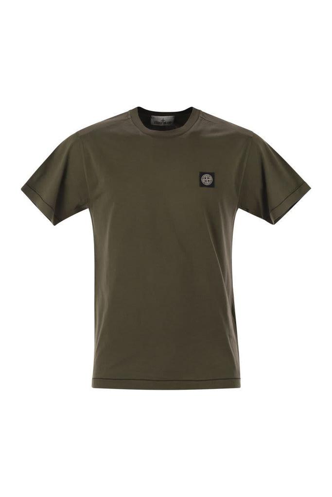Stone Island Stone Island Short-Sleeved T-Shirt With Compass Logo Patch