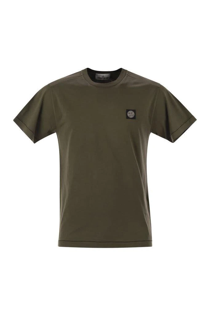 Stone Island Stone Island Short-Sleeved T-Shirt With Compass Logo Patch 1