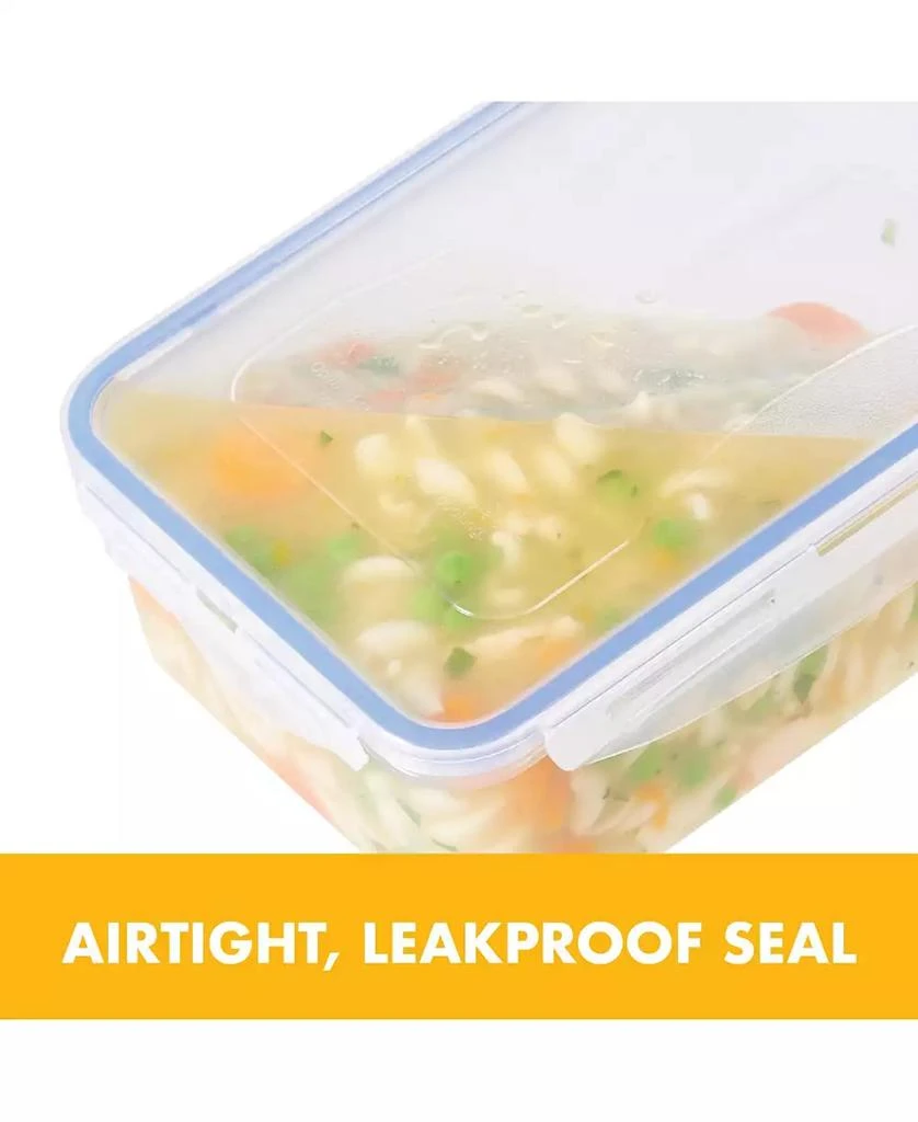 Lock & Lock Easy Essentials 7.6-Cup Rectangular Food Storage Container, Set of 4 3