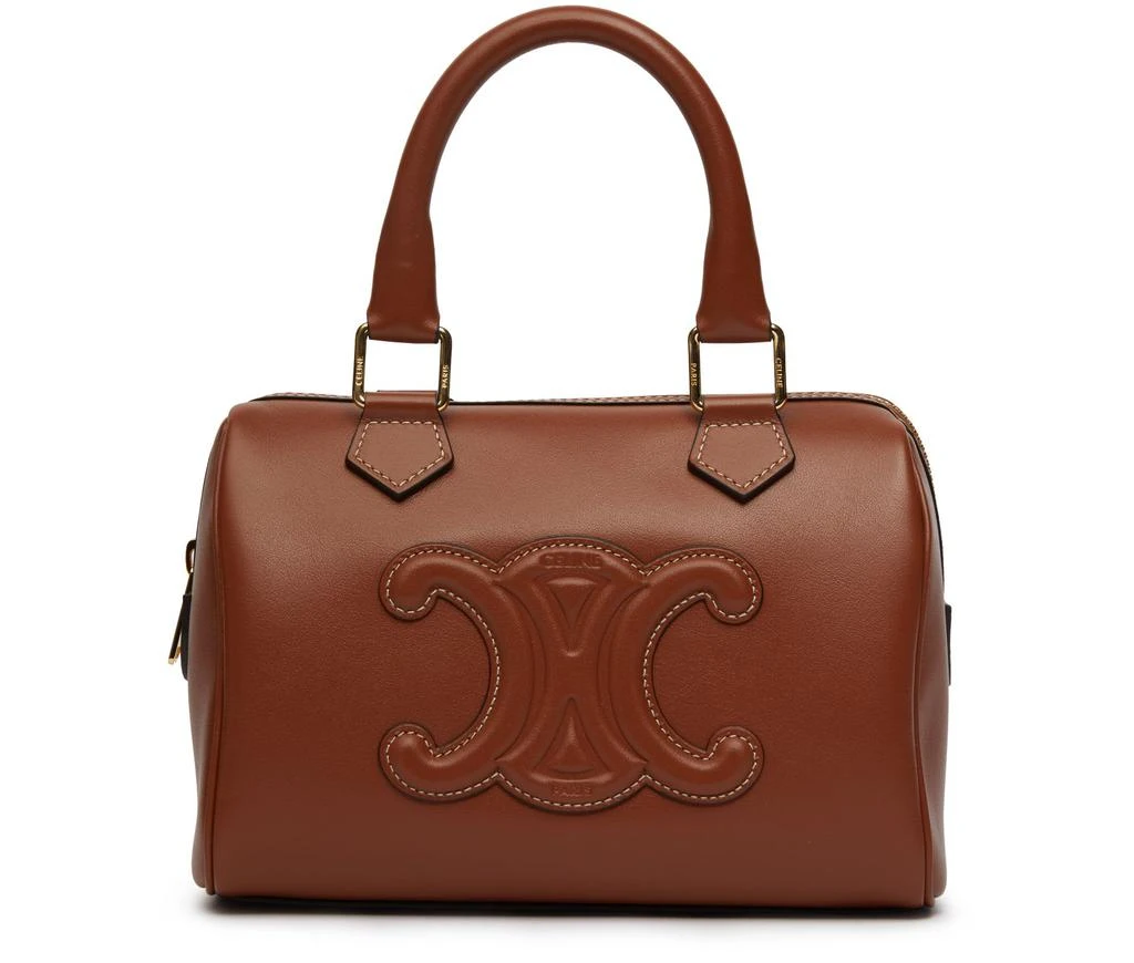 CELINE Small Boston cuir Triomphe in smooth calfskin 1