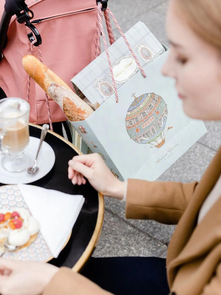 Atelier Choux Atelier Choux Small Shopping Bag in Blue (25cm)