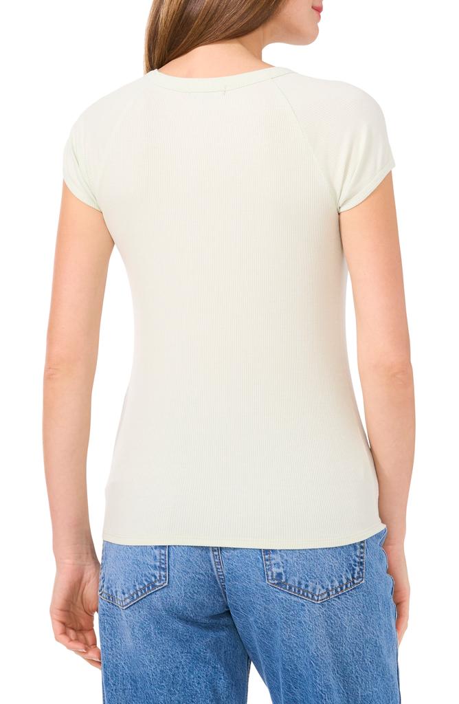 1. State Cap Sleeve Rib Jersey T-Shirt
