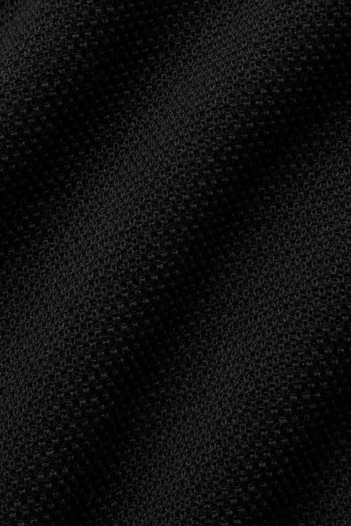 Alo Sports Club Sweater Knit Polo - Black 6